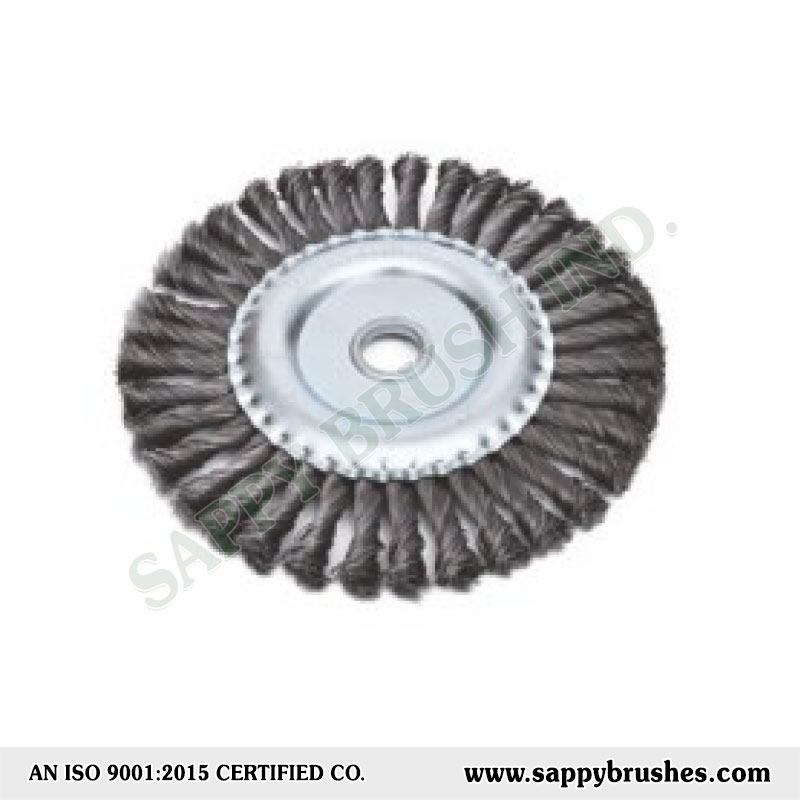 Twisted Knot Wheel Brushes with Arbor