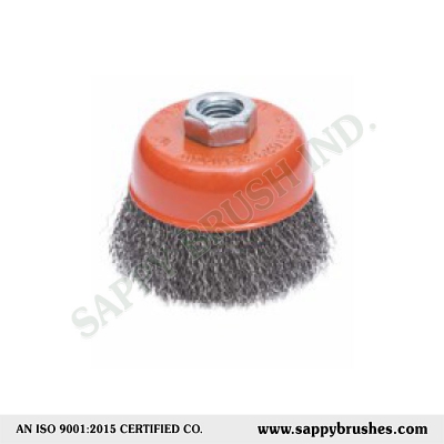 Crimped Wire & Twisted Knot Cup Brush