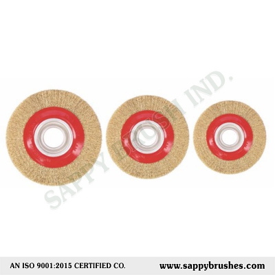 Crimped Wire Wheel Brush with Arbor