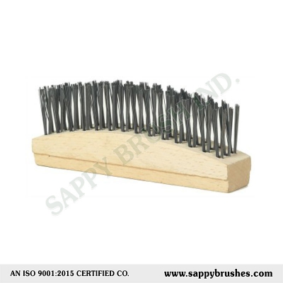 Wooden Handle Steel Wire Brush