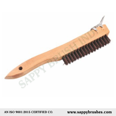 Wooden Handle Steel Wire Brush