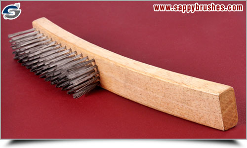 wooden Handle Steel Wire Brushes manufacturers exporters in india sappy brushes punjab ludhiana raikot