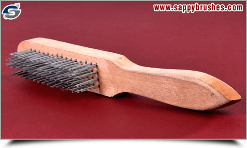 wooden Handle Steel Wire Brushes manufacturers exporters in india sappy brushes punjab ludhiana raikot